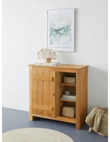 Dulap în culoare naturală din lemn de pin 90x90 cm Bertram – Støraa