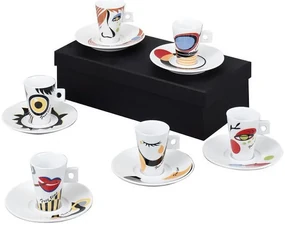 Set de servire cafea FACES, 12 piese, ZELLER, espresso