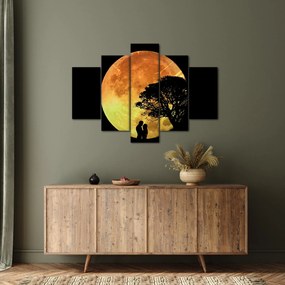 Tablou cu umbre în lumina lunii (150x105 cm)