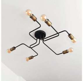 LED Lustră aplicată TUBE 6xE27/15W/230V