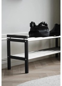 Pantofar alb din lemn de stejar Confetti – Rowico