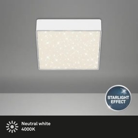Plafonieră LED Briloner 7076-416 STAR SKY LED/11W/230V 15x15 cm alb