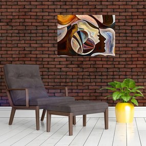 Tablou - Abstractizarea capetelor (70x50 cm)