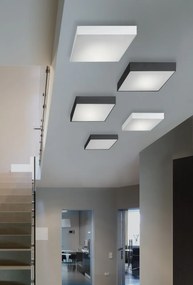 Plafoniera LED design slim MONZA S 22 3000K alba
