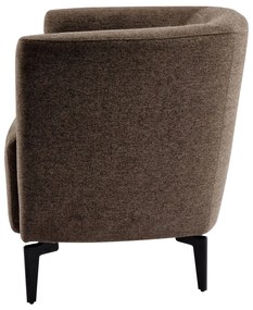 Fotoliu de design, maro   negru, KAPY