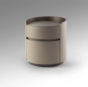 Noptiera rotunda cu 2 sertare Cirze