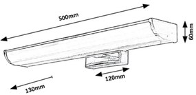 Aplică LED pentru oglindă de baie Rabalux LED/7,5W/230V IP44