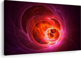 Tabloul modern cu abstracțiune roz (90x60 cm)