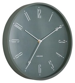 Karlsson 5988GR ceas de perete design, gri,diametru 30 cm