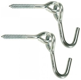 Cârlige Tree Screw pentru atașarea unui hamac, 2 buc., oțel