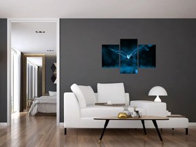 Tablou cu bufnița zburând (90x60 cm)