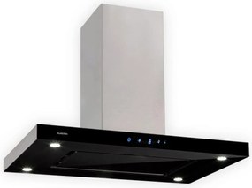 Klarstein Valeria, hotă de aburi, touch LED, 90 cm, 650 m³/h sticlă, oțel inoxidabil