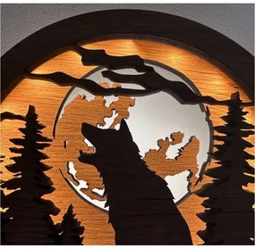 Li-Go 23574/DUB2 - Lampă LED decorativă de masă reglabilă, LED/12W/230V, 20x22 cm, stejar