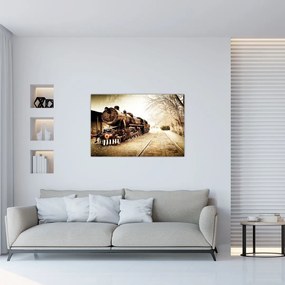 Tablou - Locomotiva istorică (90x60 cm)