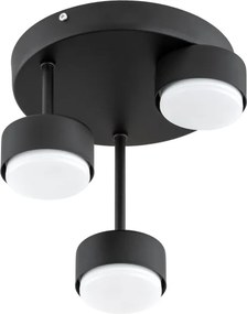 Brilagi - Lustra aplicată LED RGB dimabilă MONO 3xGX53/14W/230V Wi-Fi Tuya neagră