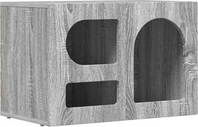 vidaXL Cabinet TV Gri Sonoma 60 x 35 x 40 cm Lemn compozit