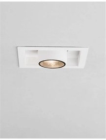 Mini Spot LED incastrabil ajustabil design modern DESERT alb