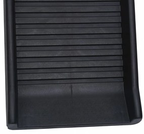 Rampa pentru caini pliabila, negru, 155,5 x 40 x 15,5 cm