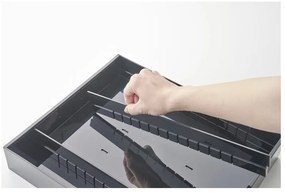 Organizator de tacâmuri negru din plastic 47.5 x 35 cm - YAMAZAKI