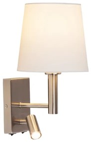 Rabalux 6539 - Aplica LED HARVEY E27/40W + LED 3W, iluminare perete