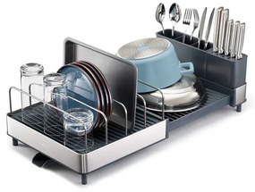 Scurgător de vase albastru/argintiu din metal Extend – Joseph Joseph