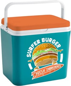Lada frigorifica ATLANTIC Burger, 30 litri, Pasiva, Fara BPA, Multicoloră