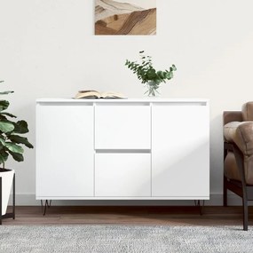 vidaXL Servantă, alb, 104x35x70 cm, lemn prelucrat