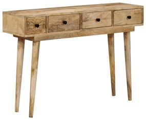 vidaXL Masă consolă, 110x30x75 cm, lemn masiv de mango