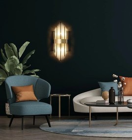 Aplica de perete design decorativ Imperial auriu