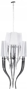 Azzardo AZ0173 - Lustră pe lanț DIABLO 12xE14/11W/230V alb