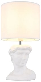 Lampa de masa ceramica alba HERMES