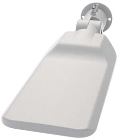 Lampă stradală LED 100W 230V 4000K IP65 cu senzor de amurg, gri