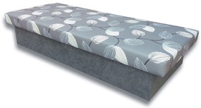 Pat de o persoană (canapea) 90 cm Janae 10 (gri 81 + Melody 14). 793092