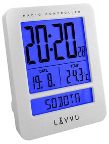 Ceas deșteptător digital Lavvu Duo White LAR0020,9,2 cm