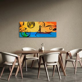 Tablou cu pictură străveche (120x50 cm)