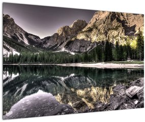 Tablou cu lac montan (90x60 cm)