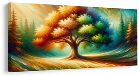 Tablou copacul vieții colorat în natură