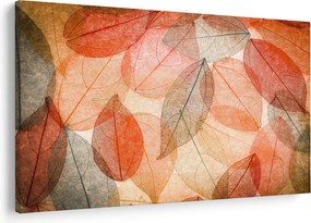 Tablou cu frunzele de toamnă pictate (90x60 cm)