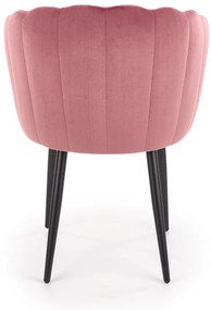 Scaun K386 velvet roz