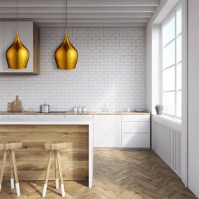 Searchlight - Lustră pe cablu VIBRANT 1xE27/60W/230V galben