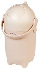 Coș pentru scutece și covoraș de înfășat Nattou SOFTY 50x70 cm bej