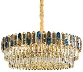 Candelabru Cristal, Elit's Esn9028-400, 5xE27 bec, 40 cm
