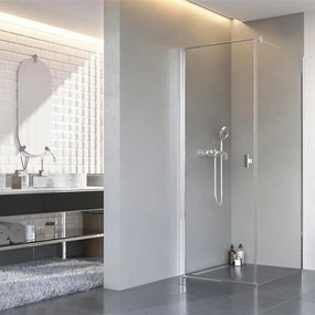 Usa de nisa batanta Radaway Nes KDJ I 100 cm sticla 6 mm crom-transparent deschidere stanga