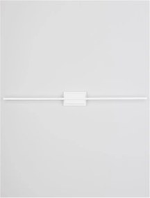 Aplica LED pentru oglinda / tablou AZURE alba L-120,5cm