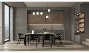 Lustră pe cablu SILIA 5xG9/12W/230V negru