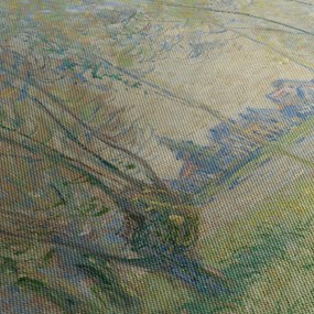 Tablou - Claude Monet, Woman Seated under the Willows, reproducere (150x105 cm)