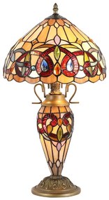 Lampă de masă Prezent 1706 TIFFANY 2xE27/60W + 1xE14/7W/230V