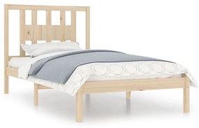 3104053 vidaXL Cadru de pat, 100x200 cm, lemn masiv de pin