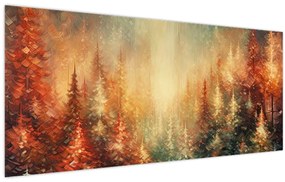 Tablou - Pictura de păduri (120x50 cm)