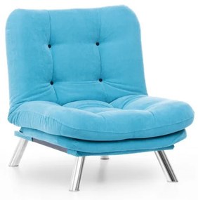 Canapea cu 1 Loc Misa Solo, Turquoise
